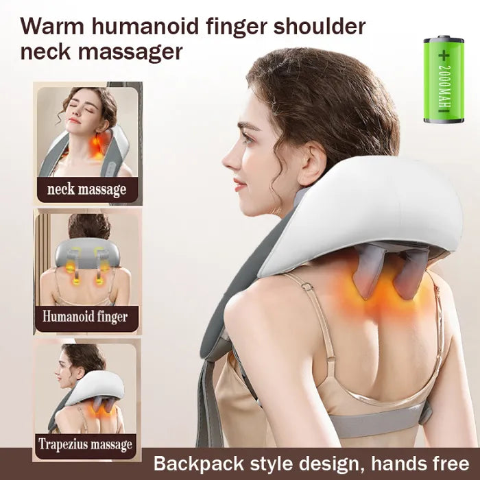 WellnessWave™ Electric shawl U-shaped pillow massager